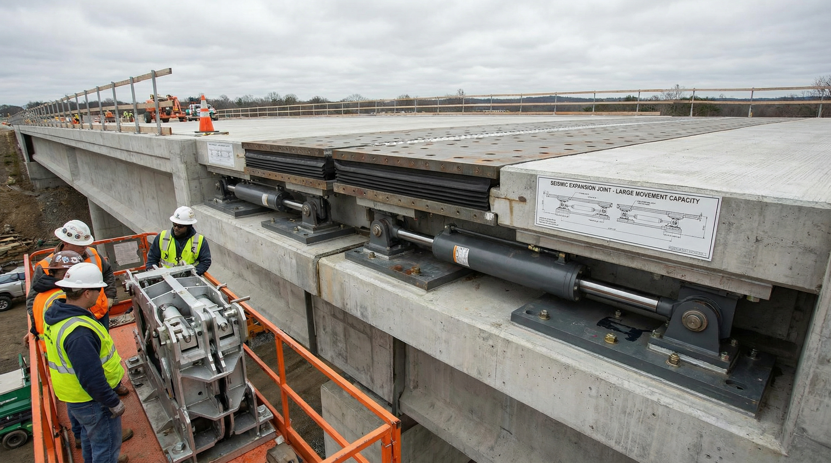 Modular Bridge Expansion Joint ALUMINUM-ELASTOMERIC-089