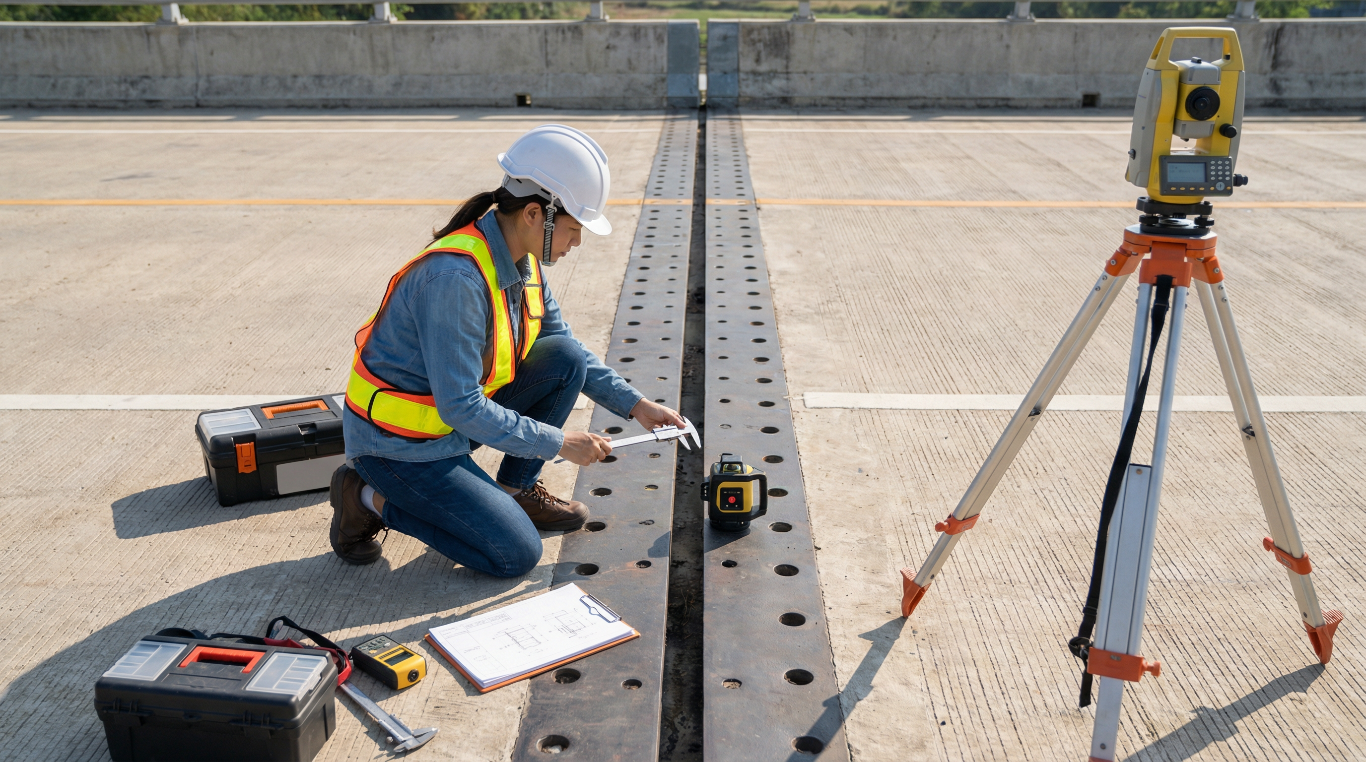 Finger Type Expansion Joint ALUMINUM-COMPRESSION-SEAL-091